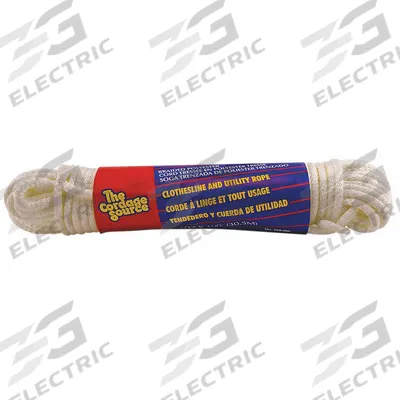 APPROVED VENDOR General Purpose Utility Rope: Twisted, 7/32 in Dia, 50 lb Working Load Limit - UV-Resistant Rope