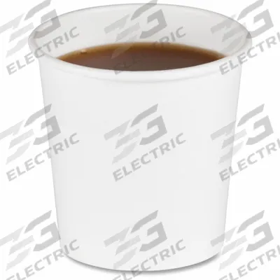 APPROVED VENDOR Disposable Hot Cup: 4 oz Capacity, White, Paper, Unwrapped, Patternless - Paper Hot Cups