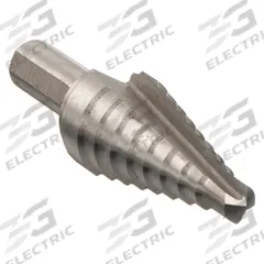 APPROVED VENDOR Step Drill Bit: 1/4" to 3/4", HSS, Hex Shank (MPN 19N124). Key specifications — attr1234936: Not Impact Rated.