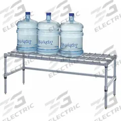 QUANTUM STORAGE SYSTEMS Modular Dunnage Unit: 14 in x 24 in x 48 in, Epoxy Coated Steel, Gray (MPN 244814DGY). Key specifications — Finish: Epoxy Coated; Color: Gray; Brand: QUANTUM STORAGE SYSTEMS; Material: Epoxy Coated Steel; Included: Wire Top Cover.