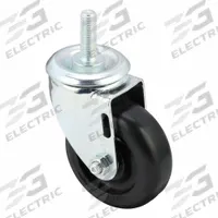 COLSON Stem Caster: Inch, Swivel, 3 in Wheel Dia., 1 1/4 in Wheel Wd, 4 9/16 in Mounting Ht, Swivel (MPN 2.03254.55). Key specifications — Brand: COLSON; Thread Size: 1/2"-13; Roll Up: Swivel.