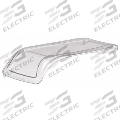 AKRO-MILS Lid: 10 1/2 in x 4 1/8 in, Clear - Hanging & Stacking Bin Lids