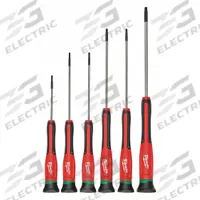 MILWAUKEE General Purpose Screwdriver Set: 1-10 Pieces, 6 Pieces, Torx Tip, 11 1/2 in Overall Lg (MPN 48-22-2610). Key specifications — attr1205274: MILWAUKEE; attr1205269: T10.