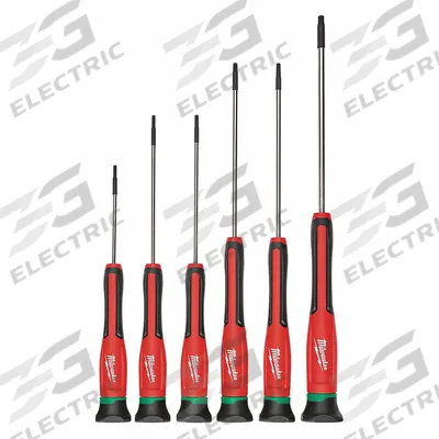 MILWAUKEE General Purpose Screwdriver Set: 1-10 Pieces, 6 Pieces, Torx Tip - General Purpose Screwdriver Sets