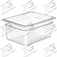 CAMBRO Food Pan: Half Size, Rectangular, 9.4 qt Capacity, NSF Certified, 12 3/4 in Overall Lg (MPN CA26CW135). Key specifications — Brand: CAMBRO; Dishwasher Safe: Yes; NSF Certified: Yes; Product Type: Food Pan; Manufacturer Part Number: CA26CW135.