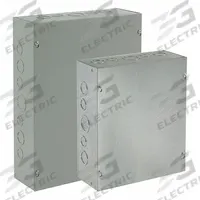 HOFFMAN Enclosure: Steel, 36 in x 36 in x 12 in, NEMA 1, Solid Cover, Screw On, Painted (MPN ASE36X36X12NK). Key specifications — Brand: HOFFMAN; Closure Method: Screws; Knockouts: Not Included.