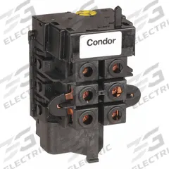 CONDOR USA, INC Thermal Overload (MPN SK-R3/30). Key specifications — Brand: CONDOR USA, INC; Max Current Setting: 30 A; Min Current Setting: 22 A; Phase: Three; Product Type: Thermal Overload for MDR 3 Pressure Switch; Voltage: 600V AC; Manufacturer Part Number: SK-R3/30.