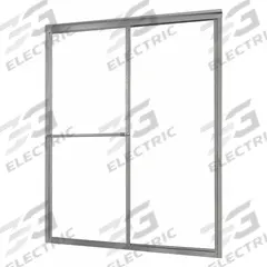 FOREMOST Shower Door: 44 in Min. Door Wd, 48 in Max. Door Wd, 70 in Overall Ht, Clear Tempered Glass (MPN TDSS4870-CL-SV). Key specifications — Brand: FOREMOST.
