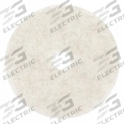 3M Burnishing Pad: White, 21 in Dia, Natural/Polyester Fiber, 3,000 RPM Max Speed - Burnishing Pads
