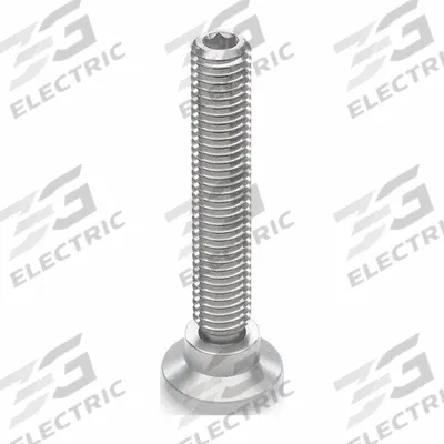 JW WINCO Male-End Leveling Mount: Swiveling Stud, 1/2"-13 Thread Size, 1.57 in - Swivel Male Leveling Mounts