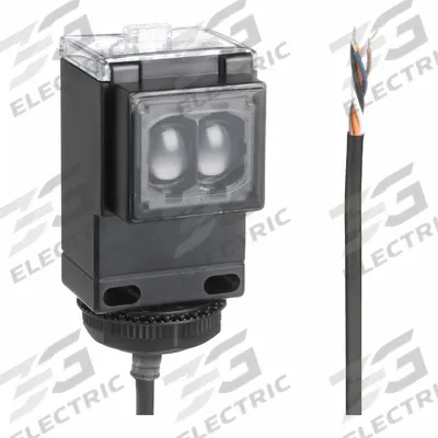 EATON Photoelectric Sensor: Non-Terminated Cable, 24-240V AC & 12-240V DC - Rectangular Sensors with Non-Terminated Cables