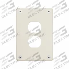 LEGRAND Wall Plate: Duplex Outlet, 1 Gang, Ivory, Jumbo Size (MPN WSP31D2IVYPS). Key specifications — Brand: LEGRAND; Material: Stainless Steel; Includes: Allen Head Screws.