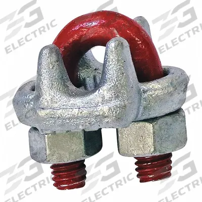 CROSBY Wire Rope U-Bolt Clip: 1 1/4 in Compatible Rope Dia, 44 in Rope Turnback Lg - U-Bolt Clips
