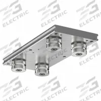 HEPCOMOTION GV3 Carriage: For 44 mm Rail Wd, Roller, GV3 Std Carriage, 35.8 mm Carriage Ht, Aluminum (MPN AU4434L225DR). Key specifications — Carriage Material: Aluminum; Roller Material: Stainless Steel; Size: 44; Brand: HEPCOMOTION; Features: No Seals or Lubricators; Type: GV3 Standard Carriage.