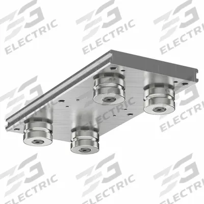 HEPCOMOTION Carriage: For 44 mm Rail Wd, Roller, GV3 Std Carriage, 35.8 mm Carriage Ht - HepcoMotion GV3 Roller Carriages
