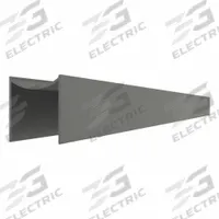 HADRIAN Alcove Channel: Aluminum, Slate, 57 in Overall Ht, 1 1/8 in Overall Wd (MPN 560157-621). Key specifications — Finish: Slate; Component Type: Alcove Channel; Brand: HADRIAN.