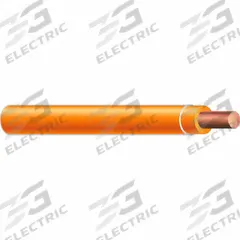 Wire: Copper, 10 AWG, 1 Conductors, Solid, Orange, 1,250 ft Lg, THHN/THWN (MPN 58021305). Key specifications — Voltage: 600 V; Brand: SOUTHWIRE.