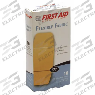 APPROVED VENDOR Adhesive Bandage: Strip Bandages, 2 in Wd, 4 in Lg, Not Metal Detectable