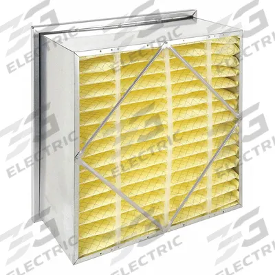 GRAINGER Rigid Cell Air Filter: 24 in x 24 in x 12 in, Synthetic, Single Header - MERV 14 Rigid Cell Air Filters