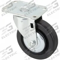 APPROVED VENDOR Plate Caster: Swivel, No Brake, Polyolefin, 4 in Wheel Dia, 1 in Wheel Wd, Plain (MPN 416P27). Key specifications — Wheel Bearing Type: Plain; Wheel/Tread Color: Black; Brand: APPROVED VENDOR; Caster Type: Swivel.