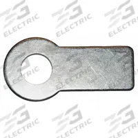 DAYTON ID Tag: ID Tag, 49/50 in Inside Dia, Chain Slings, 2 3/8 in Overall Lg, 1 1/4 in Overall Wd (MPN 5WRU0). Key specifications