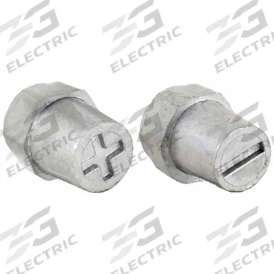 QUICKCABLE Stud Post Conversion Kit: Lead, Steel Insert, Battery Post Conversion - Battery Posts