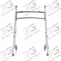 FIRST VOICE Walker: 500 lb Load Capacity, 2 Button Folding Walker, 43 1/4 in, Aluminum, Silver (MPN MDS86410XWW). Key specifications — Brand: FIRST VOICE; Grip Material: PVC; Includes: Rubber Bottom Tips; Intended Patient: Bariatric; Color: Silver.
