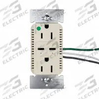 USB Receptacle: Duplex, 5-15R, 2 USB Ports, USB Type C, Ivory, 125V AC, 15 A (MPN TR15HUSBPD65I). Key specifications — Brand: LEGRAND.