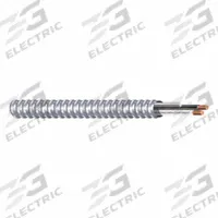 SOUTHWIRE Metal Clad Cable: 12 AWG, 2 Conductors, Copper, 25 ft, Aluminum, Std, THHN (MPN 55510302-25). Key specifications — Brand: SOUTHWIRE.