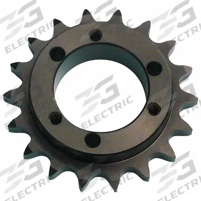 TSUBAKI Sprocket: For 40 Chain, 15 Teeth, 2.405 in Pitch Dia, 2.65 in Outside Dia - Size 40 Bushed-Bore Roller Chain Sprockets