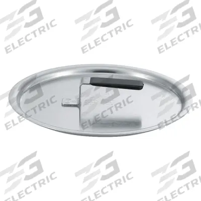VOLLRATH Flat Cover: 14 in Top Dia, Stainless Steel, NSF Certified, Natural, 20 ga Gauge - Covers