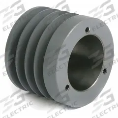 APPROVED VENDOR V-Belt Pulley: B42, 4 Groove, 4.55 in OD, Bushed Bore, SD, Quick Detachable (MPN 424B). Key specifications — attr1318293: B42; attr1318301: 4.2 in (5L, B); attr1318291: 4L, A, or AX.