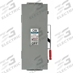 SIEMENS Safety Switch: Non-Fusible, 60 A, Three Phase, 600V AC, Galvanized Steel, Indoor (MPN HNF462J). Key specifications — attr867131: SIEMENS.