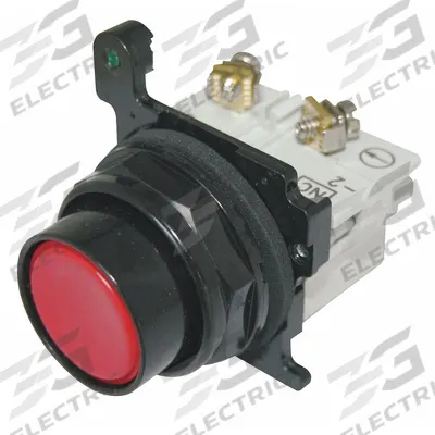 EATON Flush Push Button Operator: Non-Illuminated, Flush Profile, Metallic, 30 mm - Flush-Mount Push Buttons