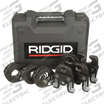 RIDGID Press Jaw Kit: 1/2 in to 2 in Pipe, Carbon Steel, Extended/Std Tool Types - Jaw & Ring Sets for Standard & Extended Press Tools