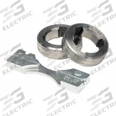 LINCOLN ELECTRIC Drive Roll Kit: 2-Roll, 3/64 in, U-Groove, 3/64 in (MPN KP1695-3/64A). Key specifications — For Welder Series: Power MIG 216; For Wire Feeder Series: Power Feed 25M; For Wire Type: Aluminum; Brand: LINCOLN ELECTRIC; Manufacturer Part Number: KP1695-3/64A.
