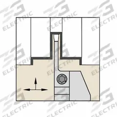 WIDIA Indexable Thread Turning Tool Holder (MPN 3655897)