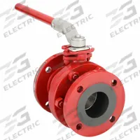 KECKLEY Manual Two-Way Ball Valve: 3 in, Carbon Steel, Straight, Class 150 Flange, Two-Piece (MPN BVF2RF2FCSRGSL-300). Key specifications — Brand: KECKLEY; Handle: Locking Lever.