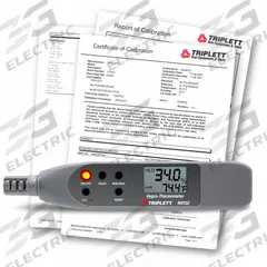 TRIPLETT HUMIDITY PEN/PSYCHROMETER: Onboard, Included, Ambient Temp, 1.7 in x 6.9 in x 0.6 in (MPN RHT02-NIST). Key specifications — attr1107597: TRIPLETT; attr1134764: Included.