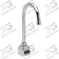 ZURN Sensor Faucet: AquaSense®, Cast Brass/Plastic, Polished Chrome Finish, Single-Post, Hardwired (MPN Z6920-XL-CWB). Key specifications — Brand: ZURN; Includes: Connecting Wire; Series: AquaSense®.