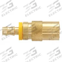 PARKER Hydraulic Quick Connect Hose Coupling: 3/8 in Coupling Size, Brass, 22.71 lpm Max. Flow Rate (MPN PC306-BP). Key specifications — Body Material: Brass; Brand: PARKER.