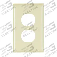 LEGRAND Wall Plate: Duplex Outlet, 1 Gang, Brown, Jumbo Size (MPN TPJ8). Key specifications — Brand: LEGRAND; Material: Nylon.