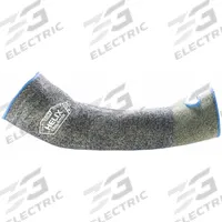 HEXARMOR Knit Sleeve: Cut Level A6, With Thumbhole, 18 in Lg, XL, Aramid, 13 ga Thick, Gray/Green (MPN 2044-XL (10)). Key specifications — Color: Gray; Brand: HEXARMOR.