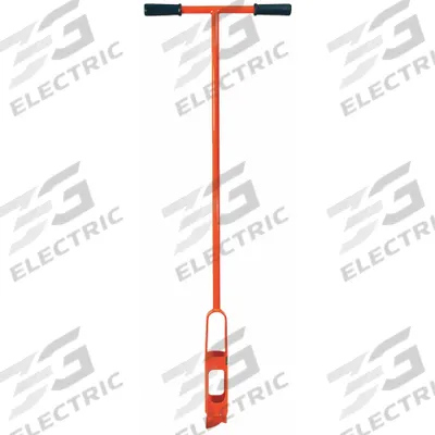 AMS One-Piece Mud Auger: Carbon Steel/Chromoly/Stainless Steel, 2 3/4 in Overall Dia - Soil Augers