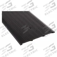 NATIONAL GUARD Door Threshold: Saddle, Aluminum, 3 ft Lg (MPN 428EDKB-36). Key specifications — Brand: NATIONAL GUARD; Transition Type: Fluted.