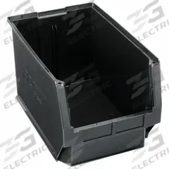QUANTUM STORAGE SYSTEMS Shelf Bin: 19 3/4 in Overall Lg, 12 3/8 in x 11 7/8 in, Black (MPN QMS533BR). Key specifications — Brand: QUANTUM STORAGE SYSTEMS; % Recycled Content: 100%; Manufacturer Part Number: QMS533BR; Includes Dividers: Dividers Not Included; Electrostatic Discharge: Not Electrostatic Discharge Conductive.