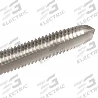 CLE-LINE Straight Flute Tap: 1/2"-20 UNF, H5 / 2B, 4 Flute, Plug Chamfer, High Speed Steel (MPN C00751)