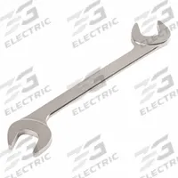 TEKTON Open End Wrench: Chromium Molybdenum Steel, Satin, 19 mm Head Size, 8 in Overall Lg, Offset (MPN WAE84219). Key specifications — attr309776: No; attr309781: Satin; attr309780: Chromium Molybdenum Steel; attr324939: TEKTON.