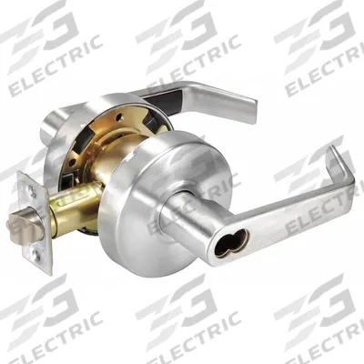 ASSA ABLOY ACCENTRA Door Lockset: Office Lever Locksets, Chrome, ADA Compliant - Storeroom Lever Locksets