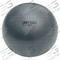 CHAMPION SPORTS Exercise Ball: 37.4 in Overall Dia, Gray, For 73 in and Up User Ht, Flexton Silpower (MPN BRT95). Key specifications — For User Height: 73 in and Up; Material: Flexton Silpower; Color: Gray; Brand: CHAMPION SPORTS.